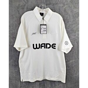 NWT Li-Ning Wade Series Polo Men's‎ XL Graphic Rugby Retro Short Sleeve Shirt